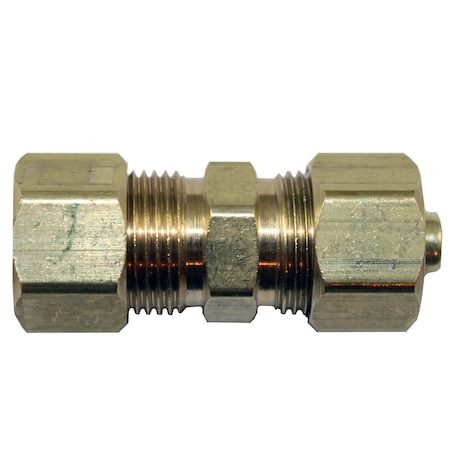 Ags Fuel Line Compression Union - 3/8 Steel to 3/8 Nylon - 2 per Bag FLRL-060